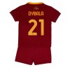 AS Roma Paulo Dybala #21 Hjemmedraktsett Barn 2022-23 Kortermet (+ korte bukser)